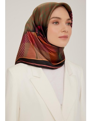 Armine Saf Ipek Eşarp (Nostalji Sura) (S) 8819D -05