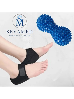 Ayak Rahatlatıcı Topukluk ve Masaj Topu, Dikenli Ped Aleti, Konfor Sağlar