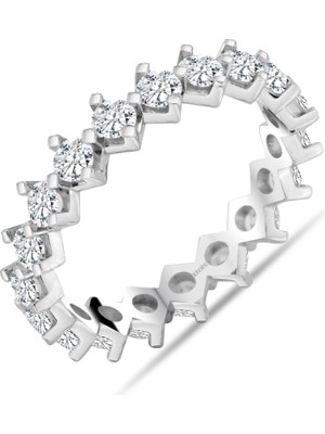 Keops Pırlanta F Renk 1.50 Karat Pırlanta Tamtur Çapraz Yüzük - Idl Sertifikalı