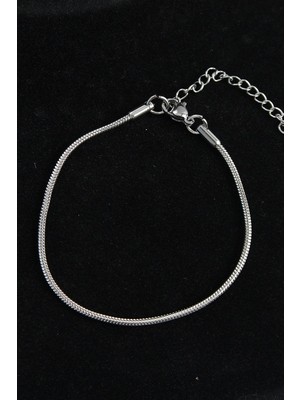 Vice Avm 316L Çelik Oval İtalyan Model Gümüş Renk Erkek Bileklik EB-53-vice/(1395) 1991