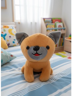 Selay Sevimli Köpek Peluş Oyuncak Yumuşak Kaliteli