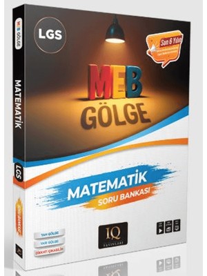 IQ Yayınları Iq 8. Sınıf Gölge Matematik Soru Bankası