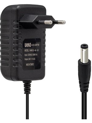 24 Volt 1 Amper 24 Watt Plastik Kasa Priz Tipi (5.5x2.5 Uçlu)