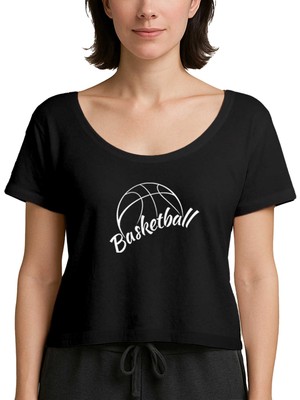 Z zepplin Basketball Season Siyah Kadın Tişört