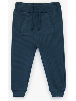 Koton Kanguru Cepli Beli Lastikli Pamuklu Jogger Eşofman Altı