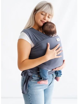 Tinytrek Pamuklu Esnek Wrap Sling- Bebek Taşıma Şalı-Bebeklere Uygun Premium Kumaş