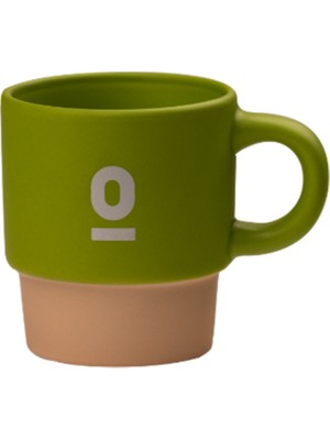 Espressolab Açık Yeşil Stoneware Espresso Bardağı NO:107 – 130 ml Seramik Espresso Kupası