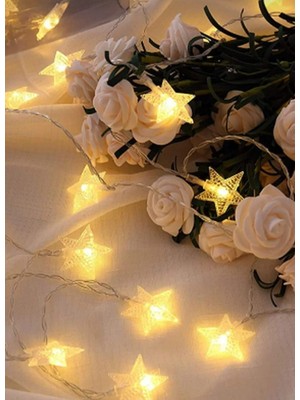 Oso Home 3 Metre Aydınlatma Pilli Ip LED Işık Yıldız Dizeleri Gün Işığı