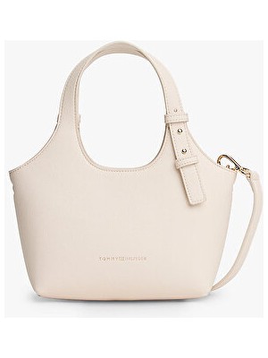 Tommy Hilfiger Th Logo Detaylı Kadın Mini Tote Çanta