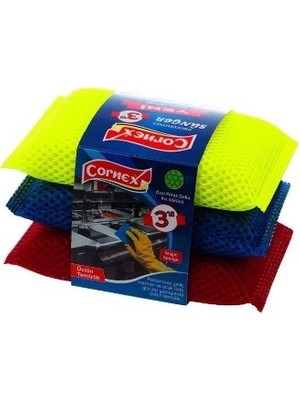 Cornex 9 Parça Temizlik Seti Magıc Bulaşık Süngeri 3 x 3 Sihirli Sünger