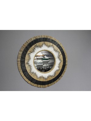 Livenda Hasırlı Duvar Aynası 3natural-14