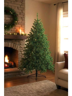 Empressco Yeşil Yılbaşı Çam Ağacı 190 Cm, 720 Dal, Doğal ve Canlı Görünüm.