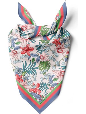 F57 Tropıcal Flowers Bandana