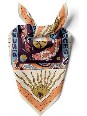 Vissona Modabutik Balık Burcu Bandana