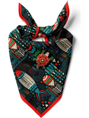 G97 Modabutik Balık Desenli Bandana