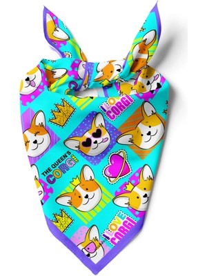 G104 Modabutik Köpek Desenli Bandana