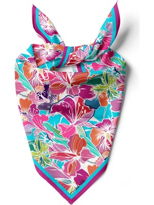 F85 Modabutik Çiçek Desenli Bandana