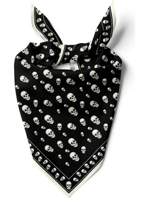 A104 Modabutik Kurukafa Desenli Bandana