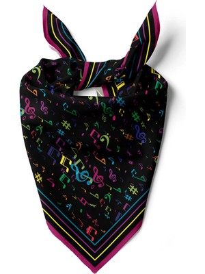 A28 Modabutik Nota Desenli Bandana