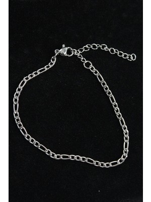 Vice Avm 316L Çelik Figaro Model Gümüş Renk Erkek Bileklik EB-53-vice/(1395) 1990