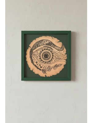 El Yapımı Tanrısal Göz Mandalası – Zentangle Akışı