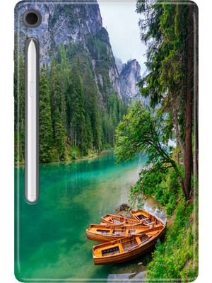 Adasena Samsung Galaxy Tab S10 Lite SM-X400 10.9" Kılıf Tablet Için Desenli Silikon Kapak - Doğa Harikası