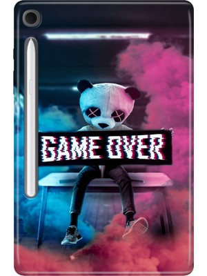 Adasena Samsung Galaxy Tab S10 Lite SM-X400 10.9" Kılıf Tablet Için Desenli Silikon Kapak - Game Over