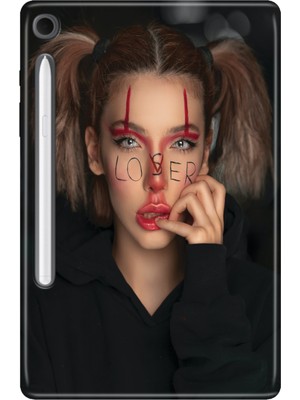 Adasena Samsung Galaxy Tab S10 Lite SM-X400 10.9" Kılıf Tablet Için Desenli Silikon Kapak - Loverloser