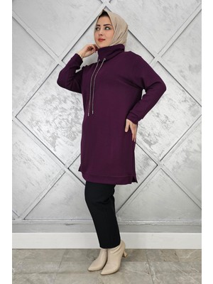 Pys Giyim Kadın Bağ Ipi Detaylı Tesettür Tunik