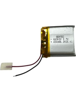 Noip 663032 3.7V 650MAH Li-Polymer Pil DEVRELI/1.5A (944944)