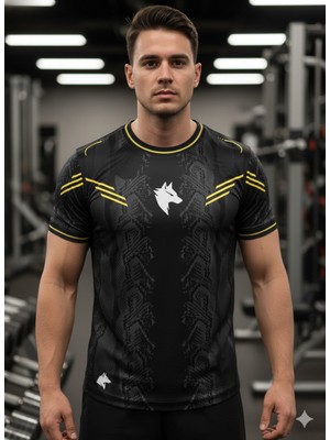 Mma Antrenman Spor Göktürkçe Türk Yazılı Bozkurt Futbol, Gym, Boks Tişört -Forma-Ufc