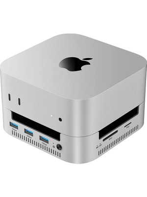 Acasis M001 11IN1 Mac Mini M4 Workstation - 10GBPS - 2x Nvme M.2, 4x USB 3.2, 4K@60Hz Hdmı, Sd/tf Card 3.0, Dock & Disk Kutusu (M001)