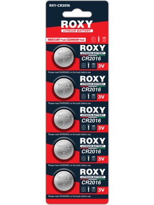 Noip 3V Lityum CR2016 Düğme Pil 5 Li Paket (944944)