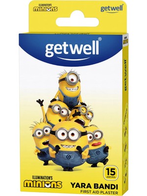 Miniso Getwell Minions Group Yara Bandı 15'li