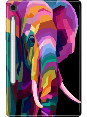 Adasena Samsung Galaxy Tab S10 Lite SM-X400 10.9" Kılıf Tablet Için Desenli Silikon Kapak - Prizmafil