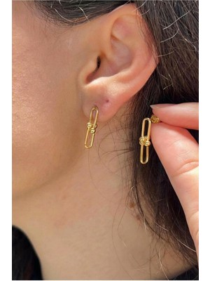 Kuyumcu Nurettin 2.60 gr (Gram) Top Halkalı Küpe 22 Ayar Altın