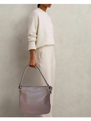 Atelier Terra Marea ESPIRION Vizon | Hakiki Deri Kadın Tote ve İnce Askılı Omuz Çantası