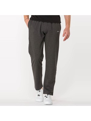 Slazenger OTEKS Erkek Cepli Koyu Gri Eşofman Altı