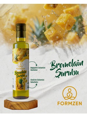 Formzen Bromelain Ananas İçeren Detox Şurubu 250 ml
