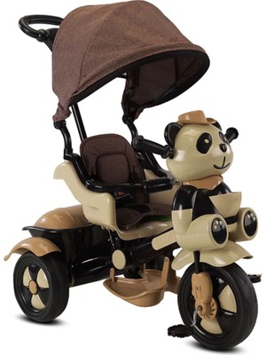 NessiWorld Baby Hope Little Panda Bebek Bisikleti Kahve