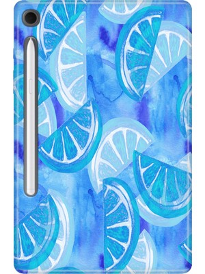 Adasena Samsung Galaxy Tab S10 Lite SM-X400 10.9" Kılıf Tablet Için Desenli Silikon Kapak - Melon