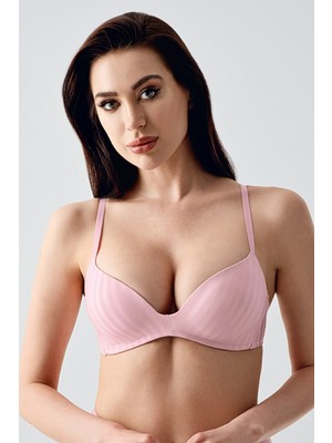 NEWBRA LINGERIE Kadın Desteksiz B Cup Desenli Sütyen, 331792