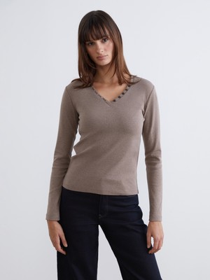 Soulife Bisiklet Yaka Kadın Body