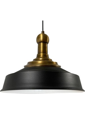 Bamyum Asaletli Eskitme Iç Beyaz Long Knob Başlık Retro Sarkıt Lamba Restoran Salon Aydınlatma