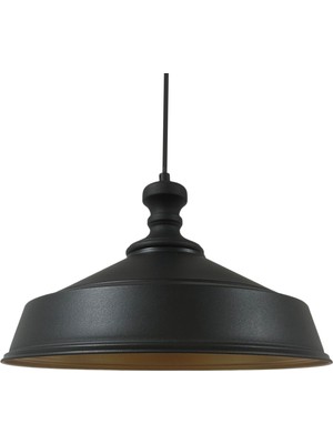 Bamyum Asaletli Tekli Avize Yeni Siyah Knob Başlık Başlık Retro Sarkıt Lamba Restoran Salon Aydınlatma