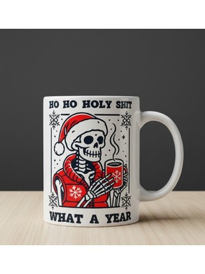 Sartre Art Noel Baba Bıyık "yılbaşı Temalı" Noel-Cristhmas- Aile - Arkadaşlık Yeni Yıl Tasarımlı Hediyelik Kahve-Çay Kupa Bardak