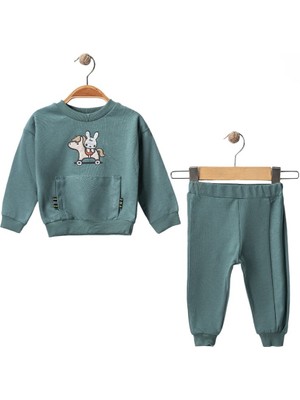 Popolin Little Emu At Nakışlı 2'li Takım