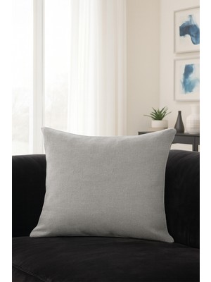 Premier Home Düz Duck Kırlent Kılıfı Bej V2 45X40