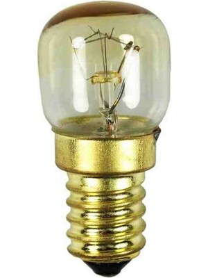 Cankır Isıya Dayanıklı Fırın Ampulü 15WATT E14 Duy- 300°C Yüksek Sıcaklık Dayanımı, Uzun Ömürlü Aydınlatma
