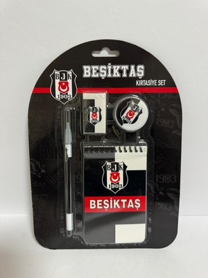 Tp 4'lü Kırtasiye Seti Siyah Beyaz